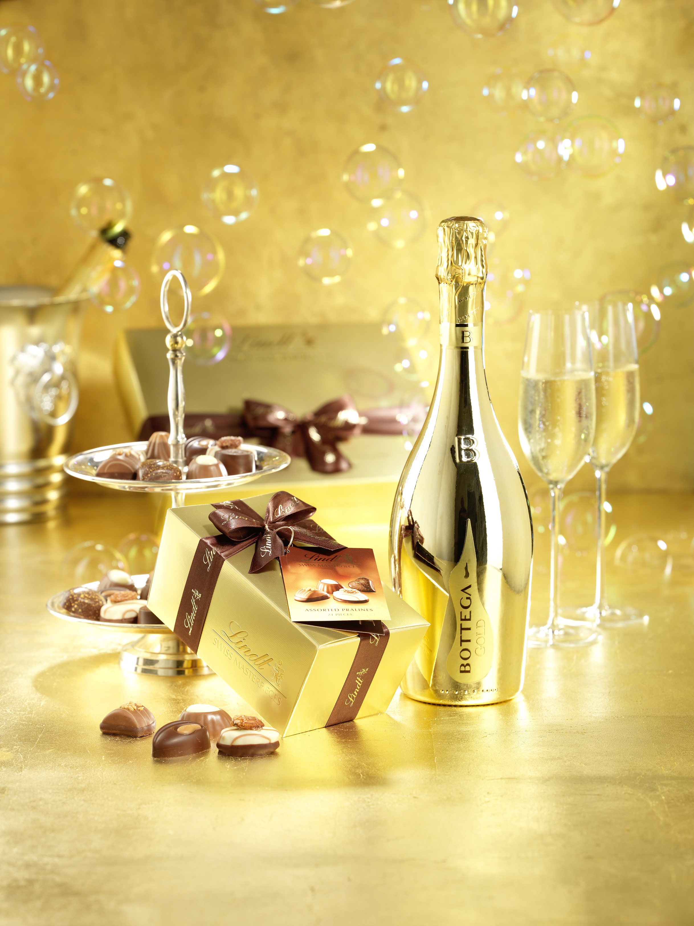 Bottega and LINDT Duty Free premium partnership: The perfect match of prosecco & pralines