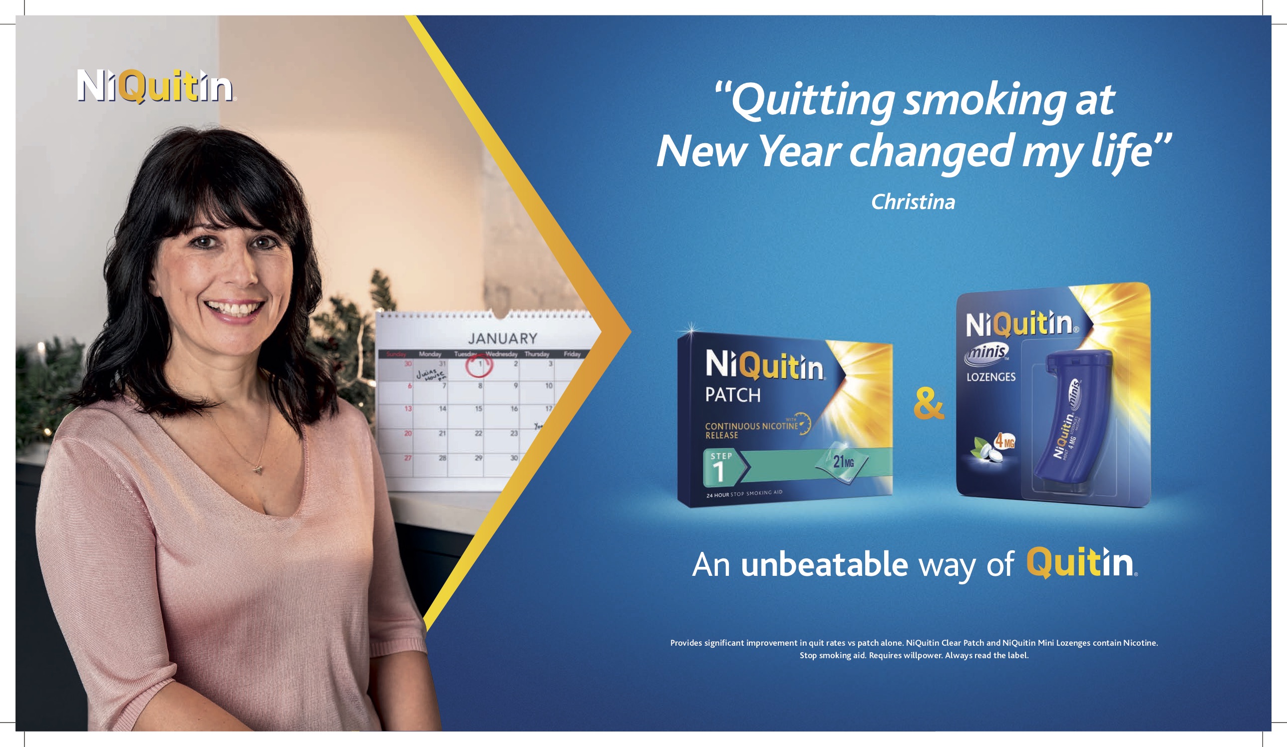 NiQuitin launches £1.3m New Year, New You campaign
