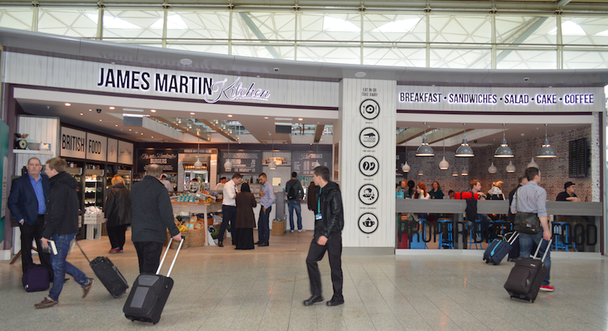 Latest news: James Martin Kitchen opens at Stansted Airport