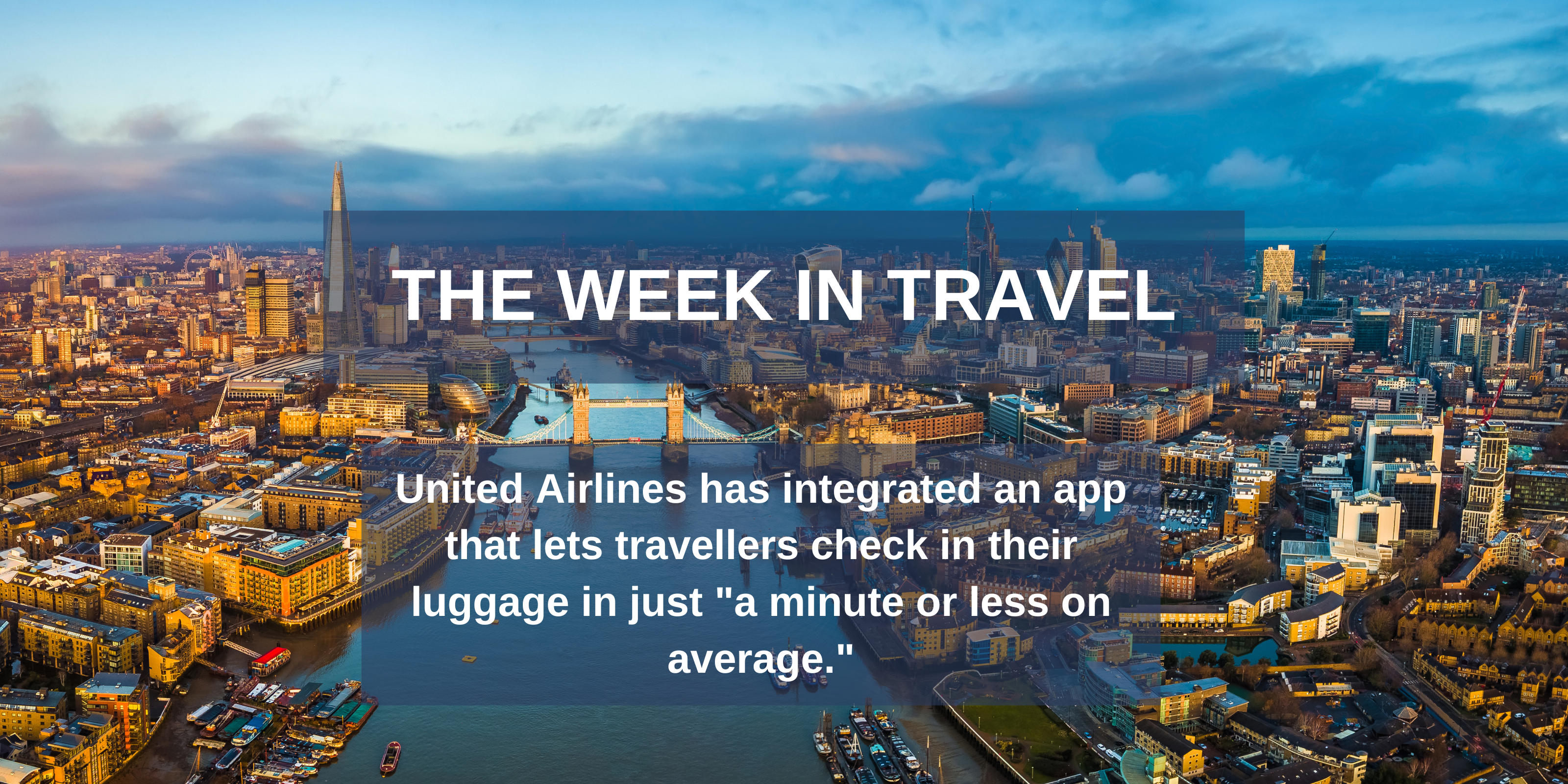 THE WEEK IN TRAVEL - 11TH AUGUST 2023