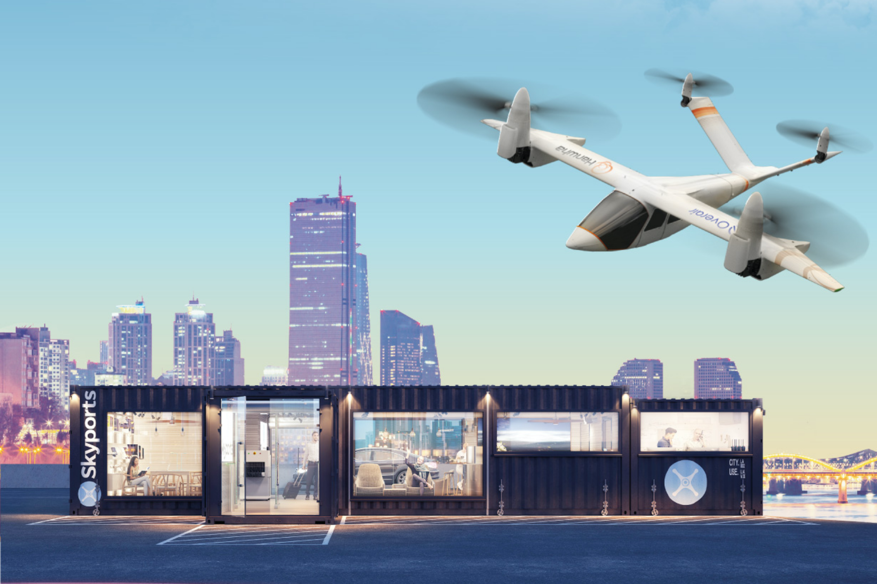 Skyports joins forces with South Korea-based smart technologies company Hanwha Systems to establish global AAM capabilities