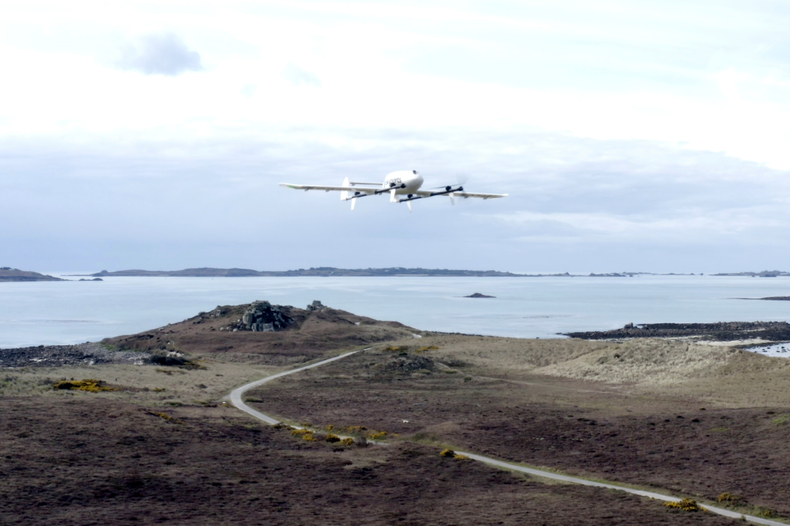 ROYAL MAIL DELIVERS TWO UK FIRSTS WITH AUTONOMOUS DRONE PARCEL DELIVERIES TO THE SCILLY ISLES ALONGSIDE INTER-ISLAND DRONE DELIVERIES OF TEST KITS