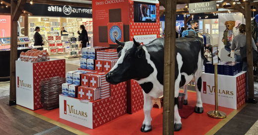 Villars celebrates tradition of Swiss chocolate at Geneva Airport